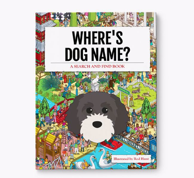 Personalised Where's {dogsName} Book